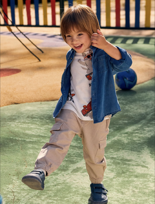 Mayoral  Παντελόνι Cargo jogger Μπεζ