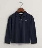 Gant Παιδικό Polo Μακρυμάνικο μπλε
