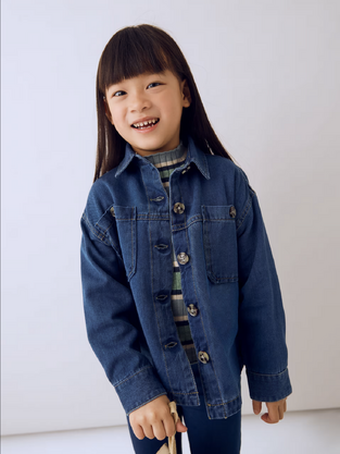 Mayoral  Πουκάμισο Μακρυμάνικο Τζιν Μπλε