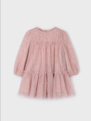 Mayoral Φόρεμα με τούλι Ροζ απαλό
