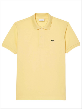 Lacoste Παιδική Petit Piqué Polo Μπλούζα κίτρινη