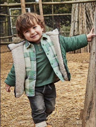 Mayoral  Μπουφάν διπλής όψεως πράσινο  με επένδυση