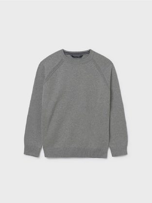 Mayoral Πουλόβερ πλεκτό Σταχτύ έντονο
