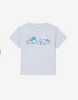 Lacoste Παιδικό T-Shirt λευκό με στάμπα,6Ε