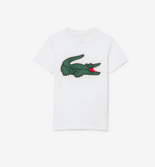 Lacoste Unisex Ultra Dry Printed Sport T-shirt λευκό
