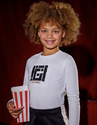 Mayoral Μπλούζα Μακρυμάνικη Κρεμ- μαύρο