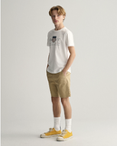 Gant T-Shirt Archive Shield Για Έφηβους λευκό
