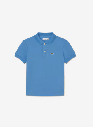 Lacoste Παιδική Petit Piqué Polo Μπλούζα ανοιχτό μπλε